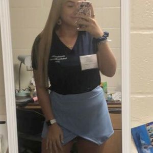 Light Blue Skort